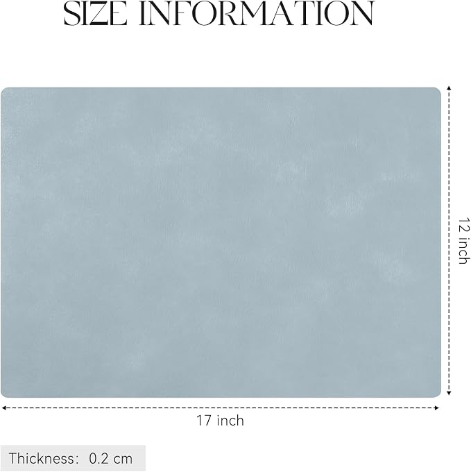 MOSAYT Vinyl Placemats Set of 12-12 X 17 Inch - Image 7