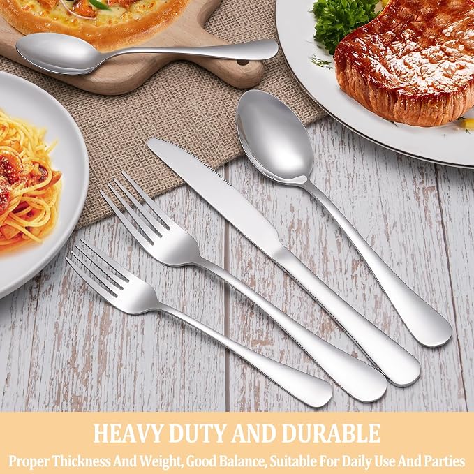 40 Piece Silverware Set Service - Image 7