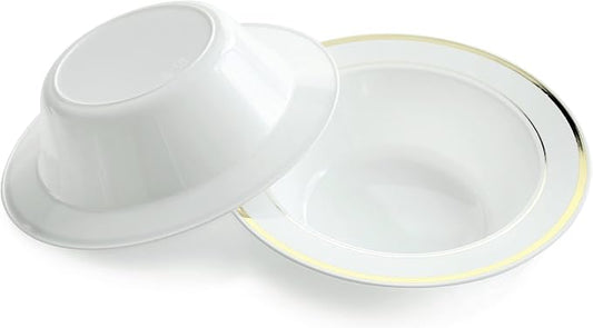 " OCCASIONS " 40 Piece Plates Pack, Heavyweight Disposable Wedding Party by OCCASIONSFINESTPLASTICTABLEWARE