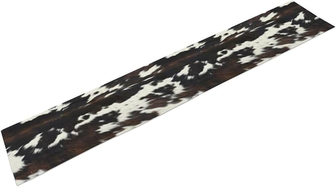 Cow Print Table Runner, 13x60 Inch - Image 7