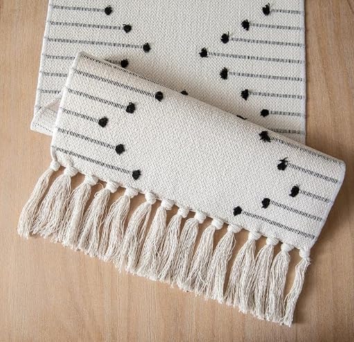 Table Runner 72 Inches Long, Boho Style by Unknown