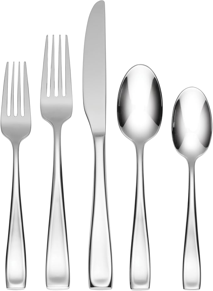 Oneida Moda 5-Piece 18/10 Silverware Set by Oneida