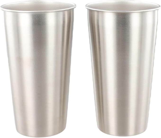 Stainless Steel Camping Cups 2 Pack Lightweight Outdoor Mugs - Image 3