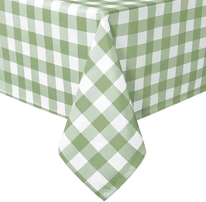 Checkered Tablecloth Rectangle, 70 x 90 Inch by Hiasan