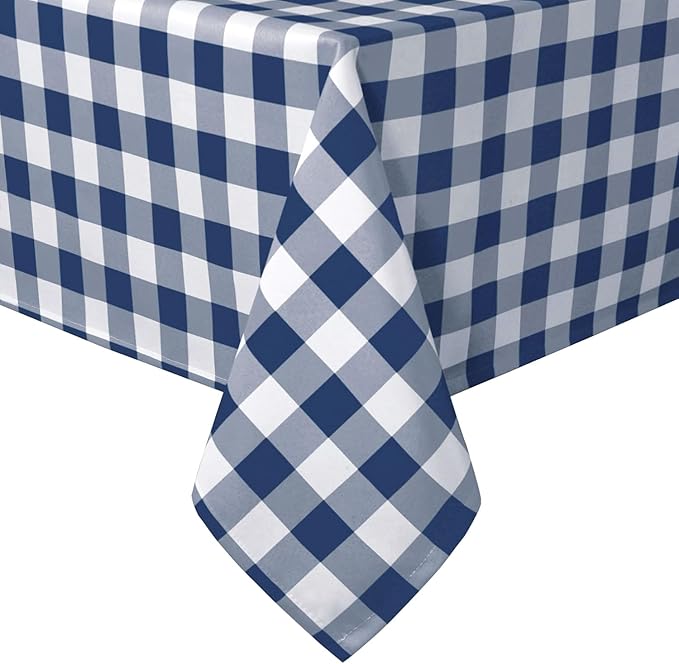 Checkered Tablecloth Rectangle by Hiasan