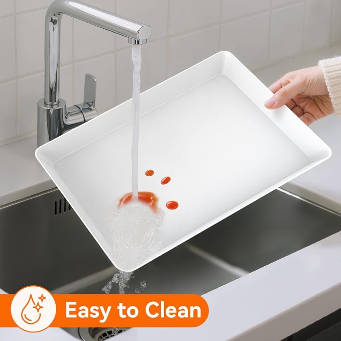 3-Pack Serving Tray in 3 Sizes, Serving Platter, Trays - Image 5