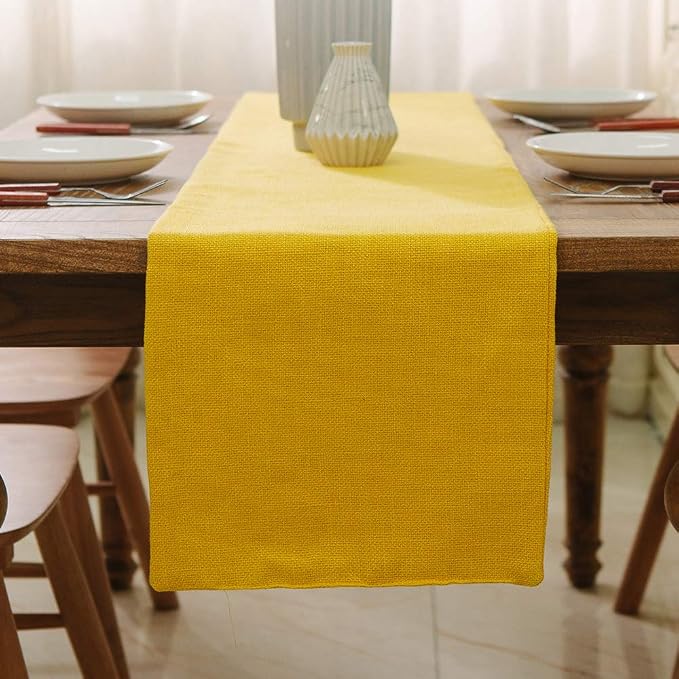 Dining Table Runner 12 x 90 inches Living Room Dinner Wedding Birthday Party by NATUS+WEAVER