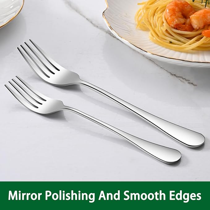 DEHOV 30 Pieces Silverware Set, Premium Stainless Steel Flatware Set Service - Image 4