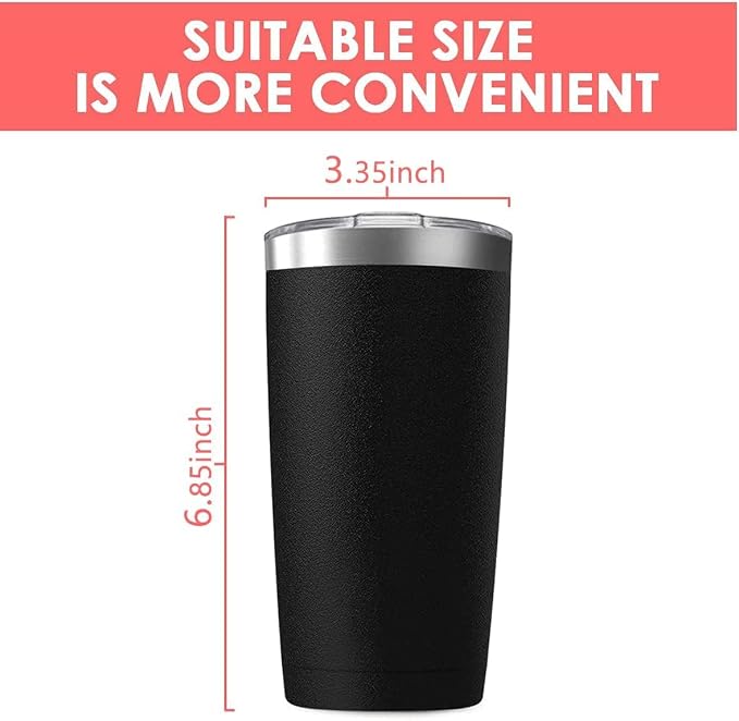 20oz Tumbler Vacuum Insulated Travel Mug - Image 3