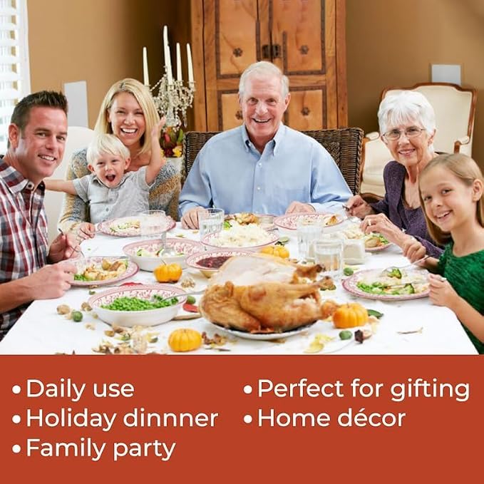 24-Piece Porcelain Dinnerware Set - Image 4