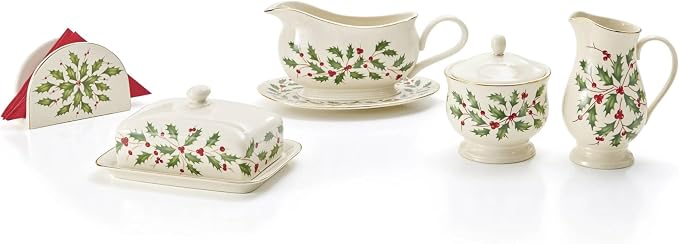 Lenox Holiday Porcelain Christmas Gravy Boat - Image 8