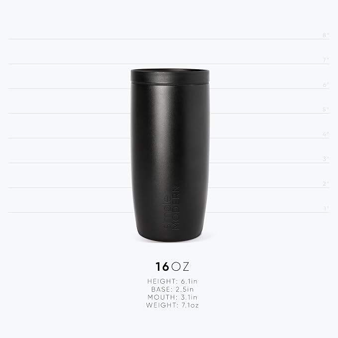 Simple Modern Halloween Travel Coffee Mug 360° Lid | 16oz | Pumpkins | Voyager - Image 11