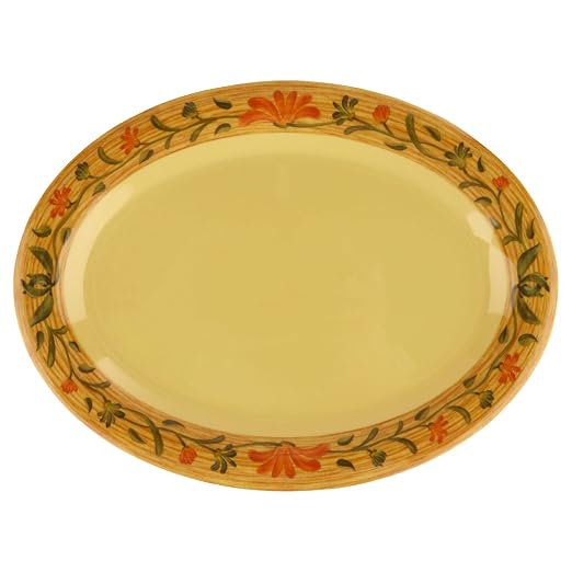 G.E.T. OP-120-VN Melamine Oval Serving Platter / Dinner Plate, Venetian | - Image 2