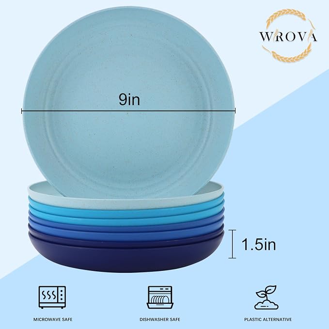 Wheat Straw Salad Plates - Image 2