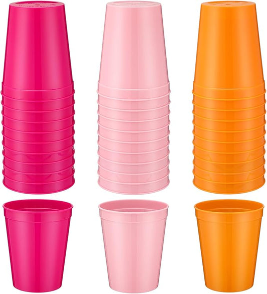 Yungyan 24 Pcs Reusable Plastic Cups 16 Oz Baby Shower Cups by Yungyan