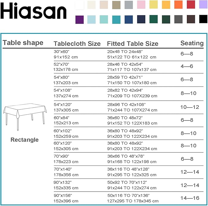 Checkered Rectangle Tablecloth - Image 5
