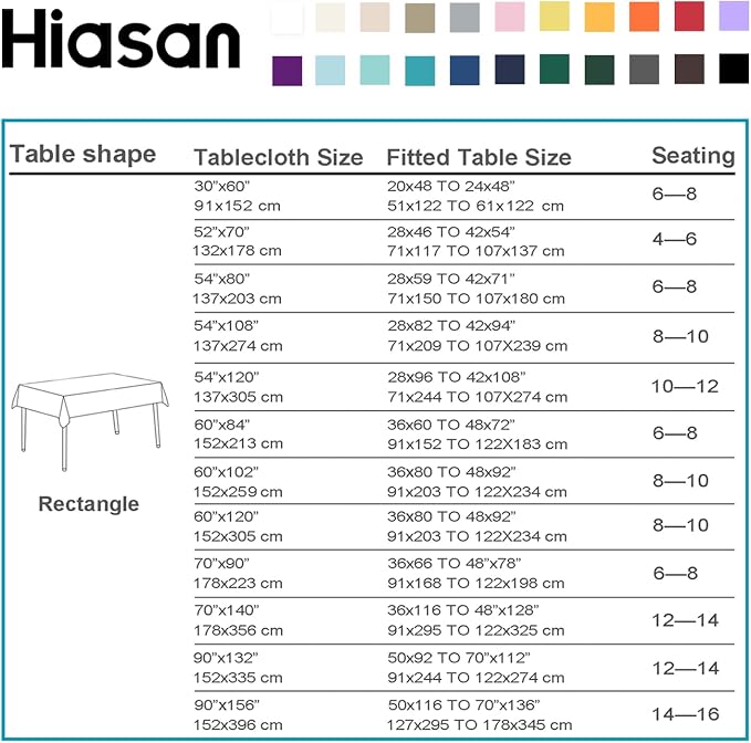 Checkered Tablecloth Rectangle, 70 x 90 Inch - Image 6