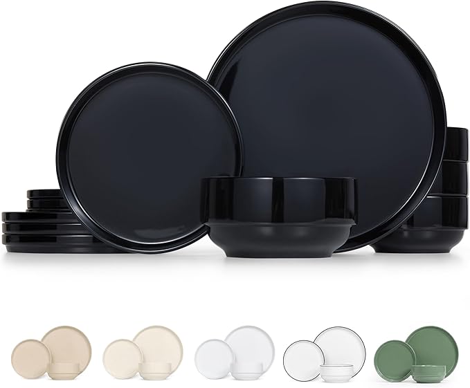 Ceramic Dinnerware Set, 12-Piece Service by VaseVessel