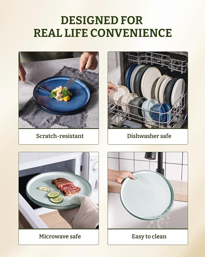famiware Star 10/8 inches Dinner Plates Set - Image 8