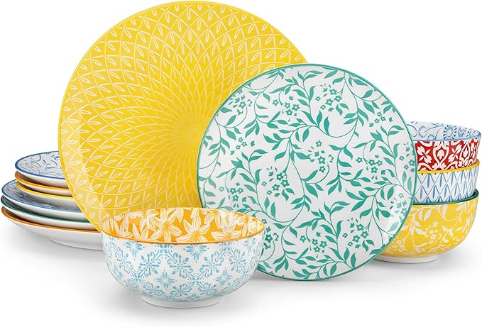 vancasso SELENE Plates and Bowls Set by vancasso