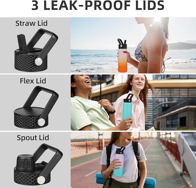 BJPKPK 40oz Insulated Water Bottle - Image 3