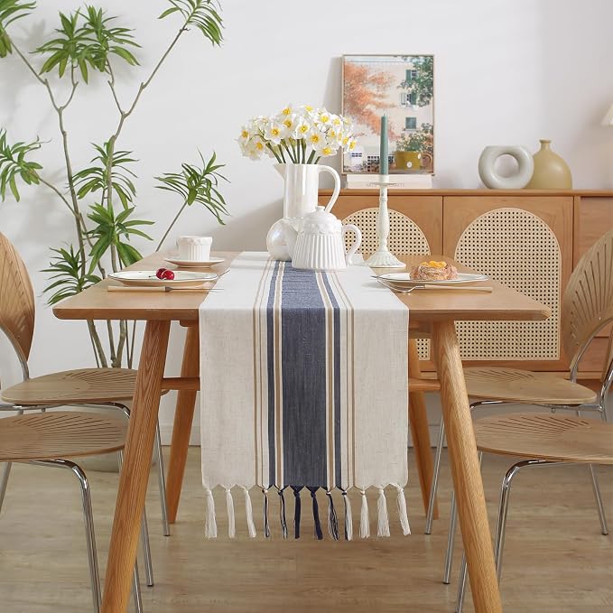 Blue Table Runner 36 Inches Long - Image 3