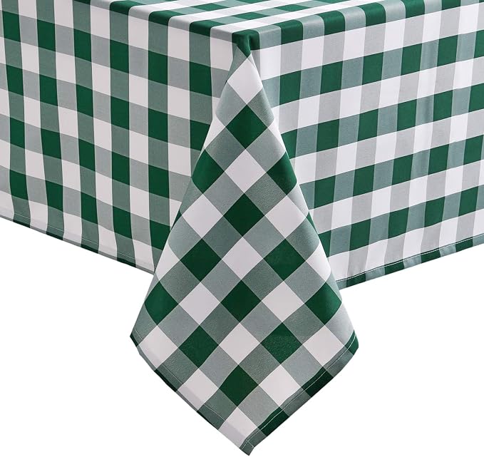 Checkered Tablecloth Square, 30 x 30 Inch by Hiasan