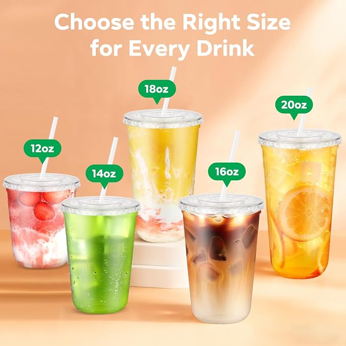 25 Pack 14 oz Plastic Cups - Image 7