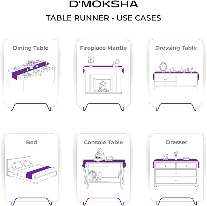Classic Linen™ by D'Moksha Sage Green Table Runner 84 Inches Long, 100% Pure - Image 5