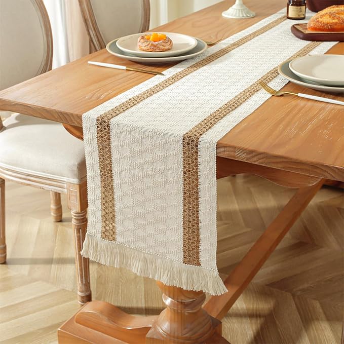 Boho Table Runner 60 Inches Long Centerpieces - Image 2