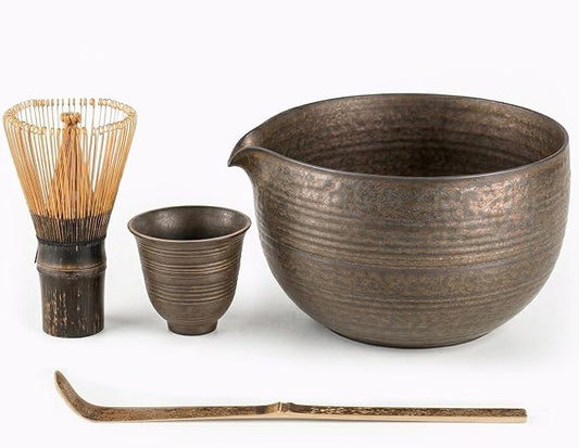Matcha Set, 4-Piece Matcha Whisk Set by GleeNflux