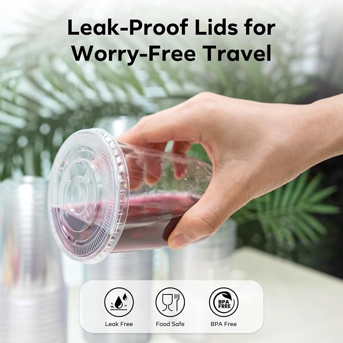 25 Pack 14 oz Plastic Cups - Image 5