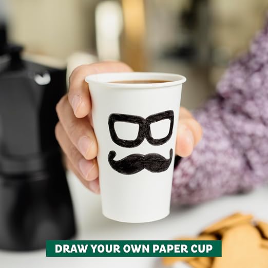 Freshware Coffee Cups 4 oz Disposable Paper Cups - Image 6