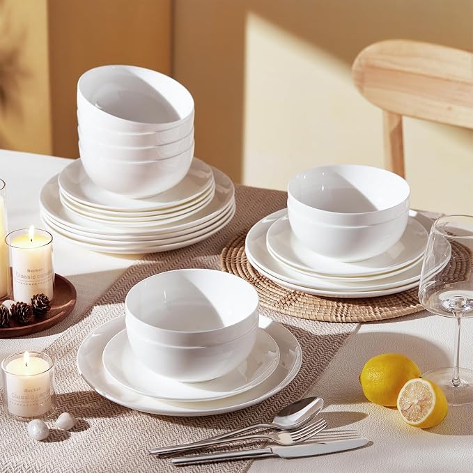 12-Piece Bone China Dinnerware Set - Image 8