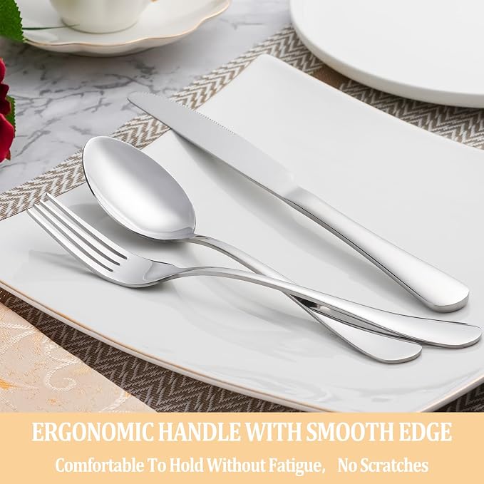 40 Piece Silverware Set Service - Image 5