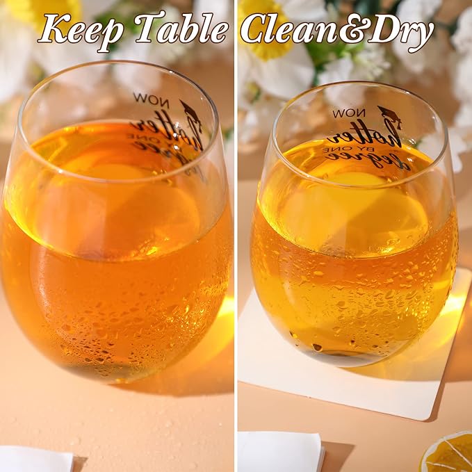 TaoBary 200 Pcs Disposable Paper Bar Coasters Bulk, 4 Inch Cardboard Coasters - Image 4