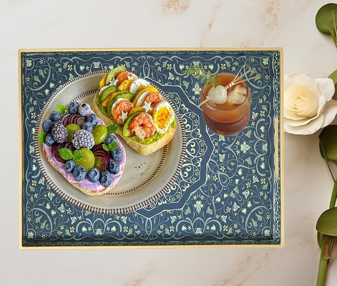 Decorative Tray, Plastic Coffee Table Tray - Image 6