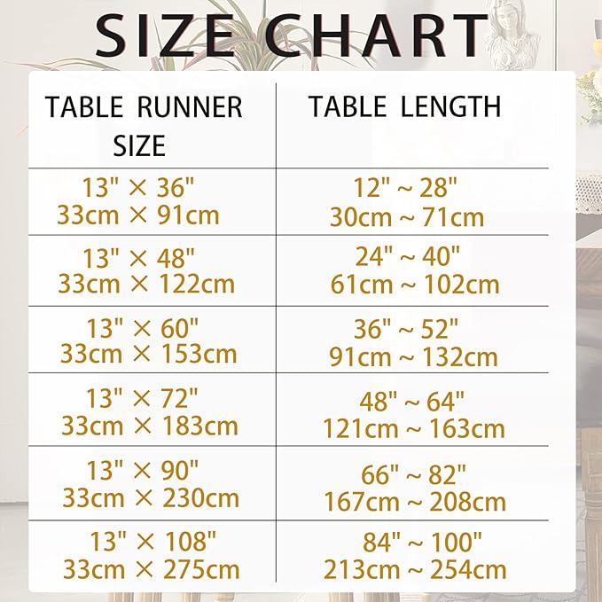 Wracra Linen Table Runner, Burlap Cream Table Runners 48 Inches Long | Rich - Image 6