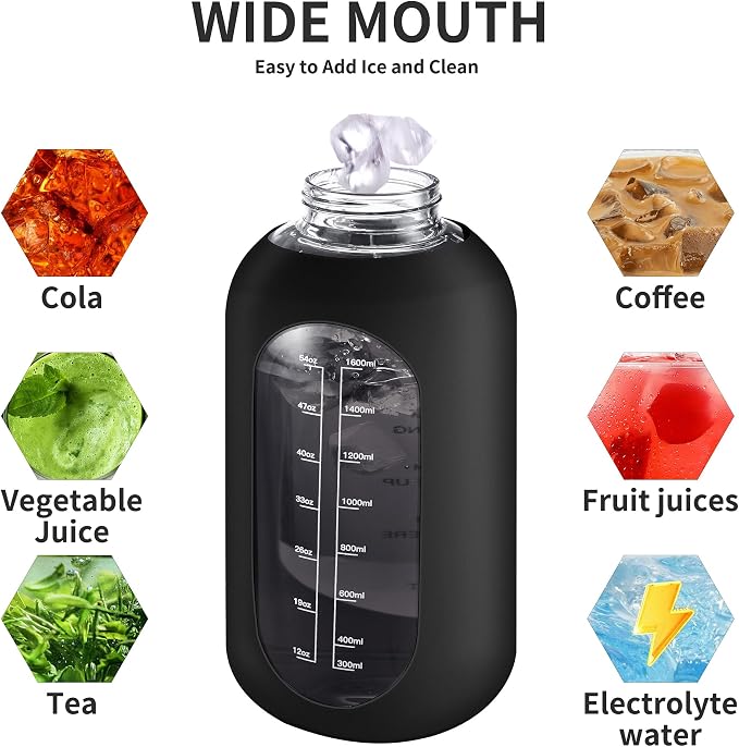 CIVAGO 64 oz Glass Water Bottle - Image 5