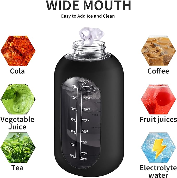 CIVAGO 64 oz Glass Water Bottle - Image 6
