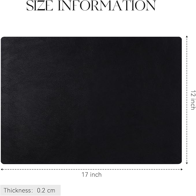 MOSAYT Vinyl Placemats Set of 4-12 X 17 Inch - Image 7