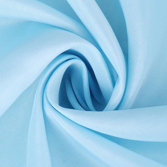 FOLINS&HOME Baby Blue Waterproof Decorative Table Runner 90 Inches Long | - Image 7