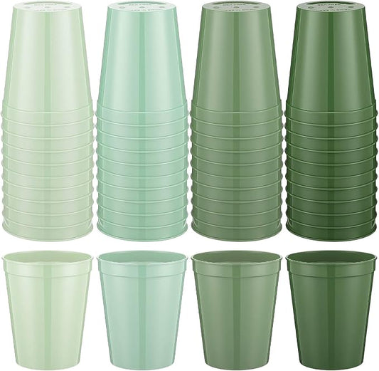 Yungyan 24 Pcs Reusable Plastic Cups 16 Oz Baby Shower Cups by Yungyan