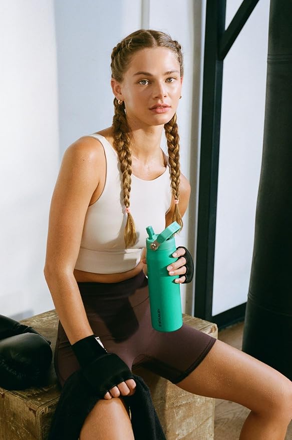 Stanley IceFlow Flip Straw 2.0 Water Bottle 24 OZ | Built-In Straw - Image 8