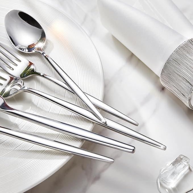 16-Piece Salad Fork Set, 18/10 Stainless Steel Dessert Forks | Mirror Polished - Image 4