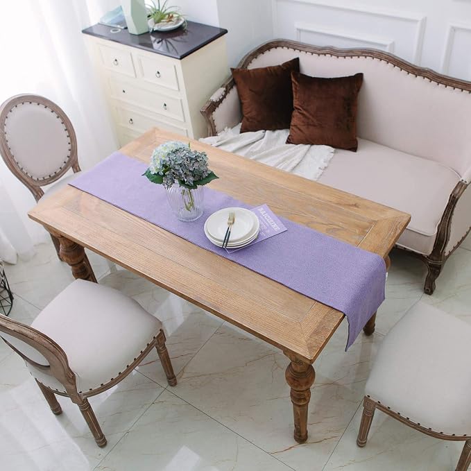 2 Piece Fabric in 1, Dining Table Runner 12 x 90 inches Kitchen Room Dinner - Image 4