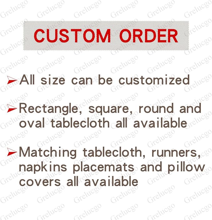 Grelucgo Handmade Hemstitched Polyester Rectangle Table Runners and Dresser - Image 7