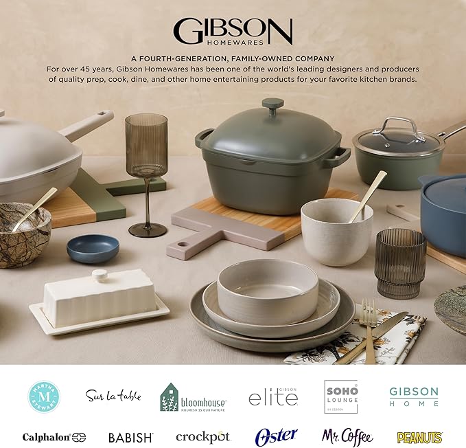 Gibson Home Zuma 16 Piece Round Kitchen Dinnerware Set, Service - Image 7