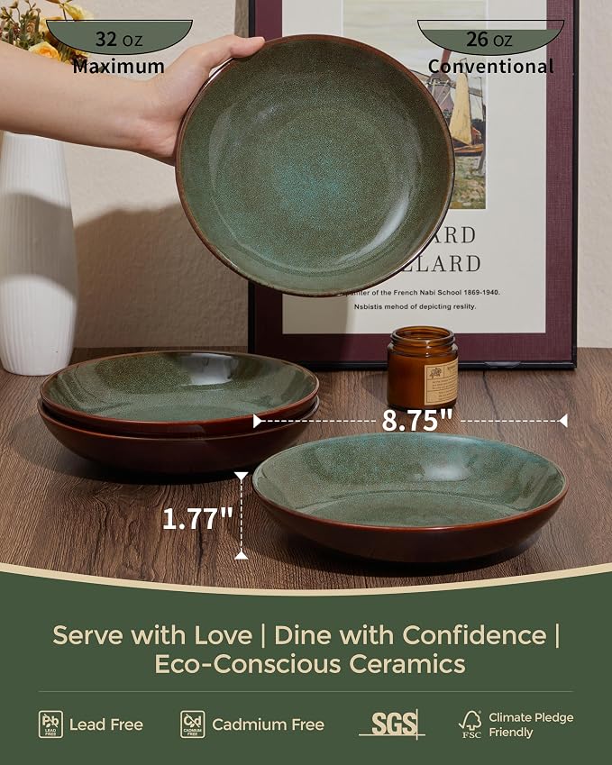 16 Piece Double Bowl Dinnerware Sets - Image 2