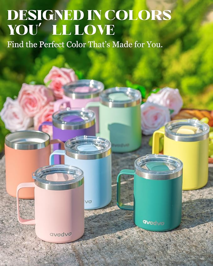 4 Pack 12oz Insulated Coffee Mug - Image 5